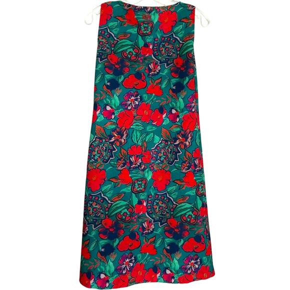 Animapop Abstract Print Reversible Sleeveless A-Line Dress Artsy Sz Medium NWT - Picture 2 of 16